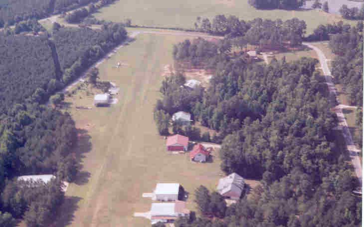 Aerial view of the Flying-N-Estates